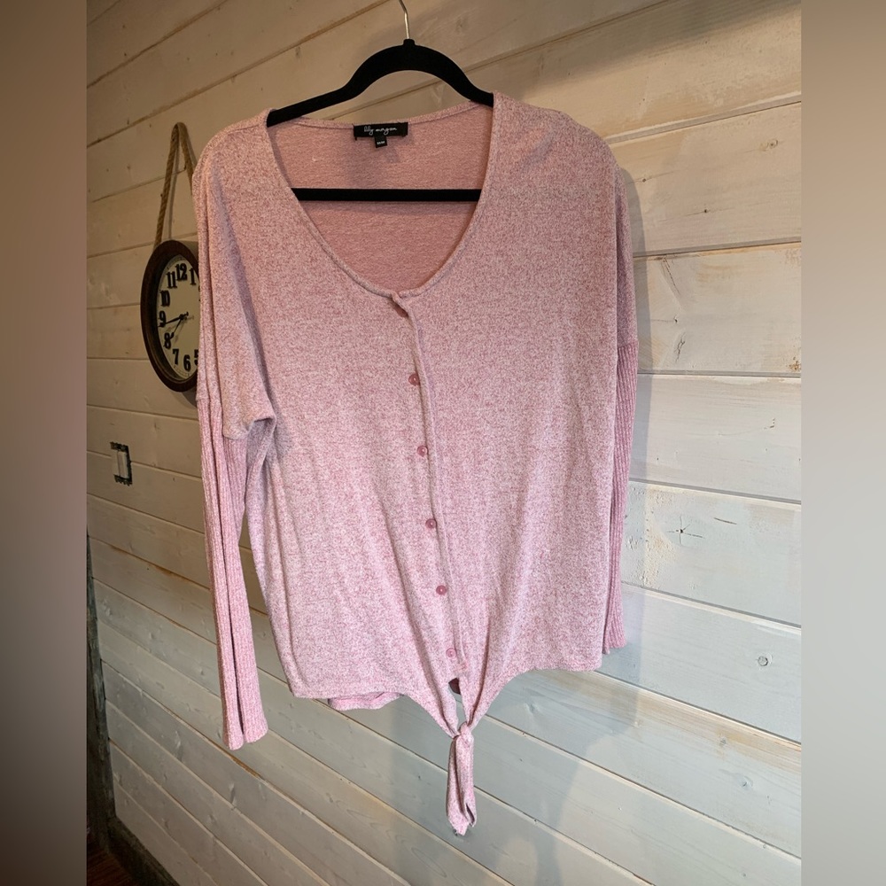 Lily Morgan | Pink Long Sleeve Top